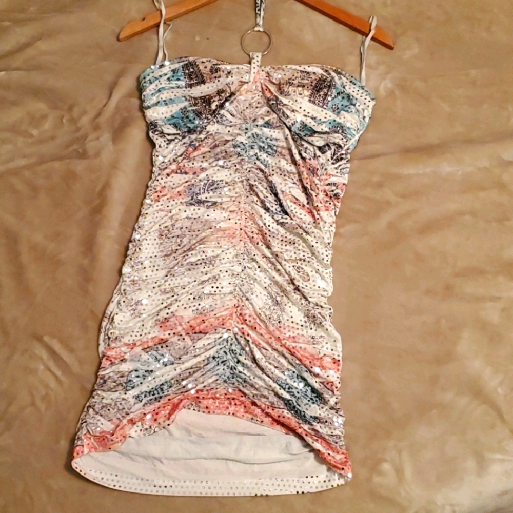 Mermaid mini dress